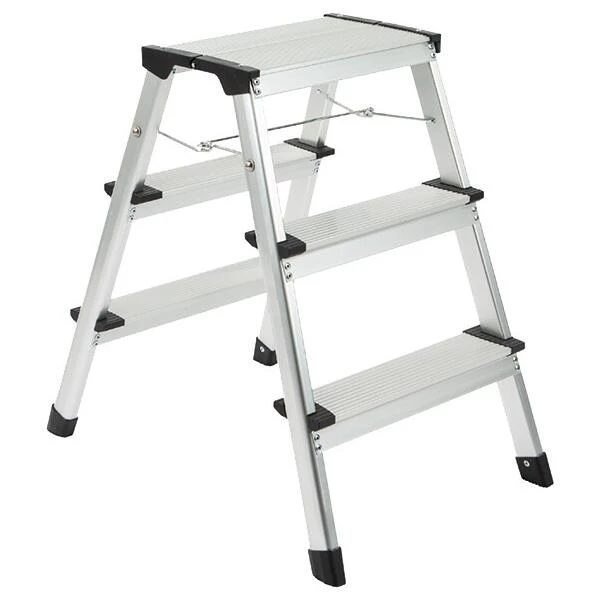 Huishoudtrap ALU STEPPY 2X3 Treden 1 Huishoudtrap ALU STEPPY 2X3 Treden