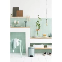 Pedaalemmer NewIcon BRABANTIA - 3 Liter Muntgroen -Tuinonderhoud Buiten 1608034756 3 600