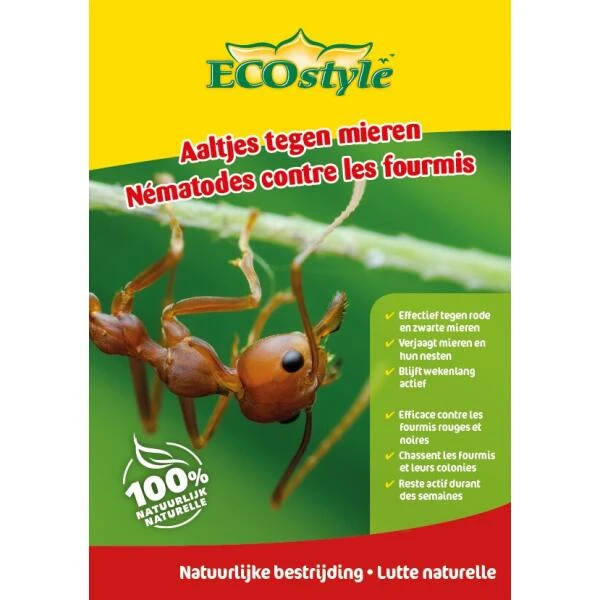Ecostyle Aaltjes Tegen Mieren - 50 M² 1 Ecostyle Aaltjes Tegen Mieren - 50 M²