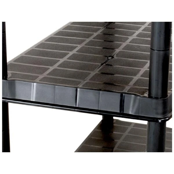 Rek Met 5 Legborden Kunststof - 185 X 120 X 40 Cm 3 Rek Met 5 Legborden Kunststof - 185 X 120 X 40 Cm - Afbeelding 3