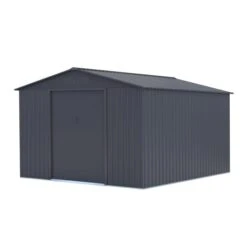 Sinolily Archer E Tuinhuis Met Dubbele Schuifdeur - 8,84 M² - Antraciet