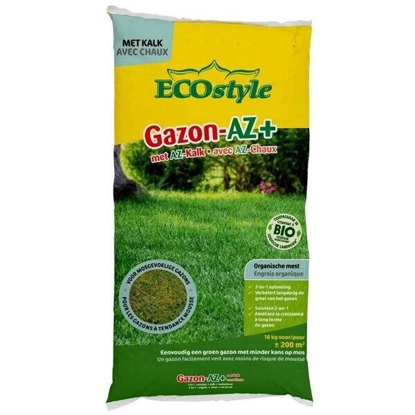 Ecostyle Gazon-AZ+ Met AZ-Kalk - 18 Kg 1 Ecostyle Gazon-AZ+ Met AZ-Kalk - 18 Kg