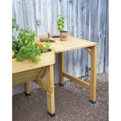 Aanbouwtafel Voor Vegtrug Naturel -Tuinonderhoud Buiten aanbouwtafel voor vegtrug naturel 1542111041 3 600