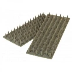 Vogelwering Met Afweerpinnen Grijs - 9 × 23 Cm