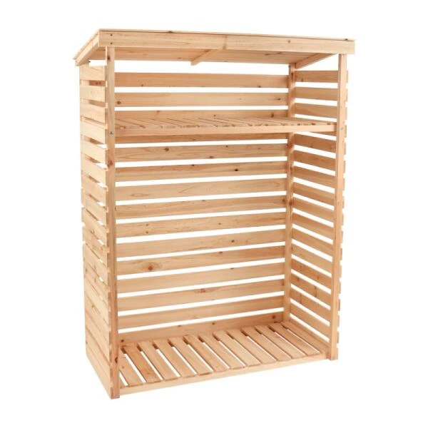 Berging Brandhout Woody - 117 Cm × 52 Cm × 156 Cm 2 Berging Brandhout Woody - 117 Cm × 52 Cm × 156 Cm - Afbeelding 2