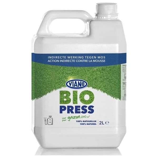 Bio-press Anti- Mos - 100% Plantaardig, 2 Liter Voor 240 M² 1 Bio-press Anti- Mos - 100% Plantaardig, 2 Liter Voor 240 M²