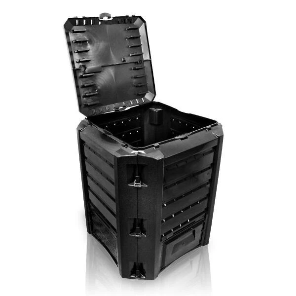 Compostvat Zwart 380 Liter 4 Compostvat Zwart 380 Liter - Afbeelding 4