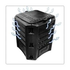 Compostvat Zwart 380 Liter 7 Compostvat Zwart 380 Liter -Tuinonderhoud Buiten compostvat zwart 380 liter 1502558550 3 600