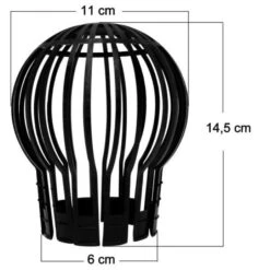 Dakgoot Bladvangers Tegen Verstopte Afvoerpijpen - Set Van 2 Stuks -Tuinonderhoud Buiten dakgootbeschermers 1484066306 4 600