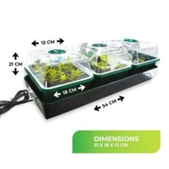 Elektrische Vensterbankkas Met Waterreservoir -Tuinonderhoud Buiten elektrische kweekset 1674116048 4 600