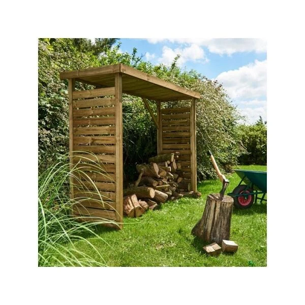 Houtopberging Dallas - L - 2,7 M³ 2 Houtopberging Dallas - L - 2,7 M³ - Afbeelding 2