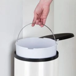 Inbouw Afvalemmer Wit 14 Liter -Tuinonderhoud Buiten inbouw afvalemmer wit 14l 1537964915 600