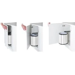 Inbouw Afvalemmer Wit 14 Liter -Tuinonderhoud Buiten inbouw afvalemmer wit 14l 1537964917 600