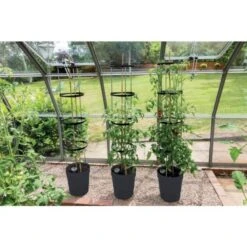 Tomatentoren 150 Cm Met Bewateringssysteem - Grijs -Tuinonderhoud Buiten klimplantentoren met bewateringssysteem 1519073384 5 600