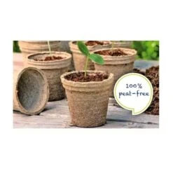 Vezelpotjes Rond 11 Cm - Biologisch Afbreekbaar - Set Van 10 Stuks -Tuinonderhoud Buiten kokos potjes rond 11 cm 1519296476 1 600