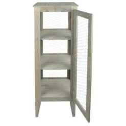 ESSCHERT DESIGN Landelijke étalagekast - Kippengaas -Tuinonderhoud Buiten landelijke talagekast kippengaas 1518092572 1 600