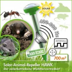 Mollenverjager - Solar Ultrasoon Grondstaaf -Tuinonderhoud Buiten mobiele dierenverjager solar 1577722916 1 600