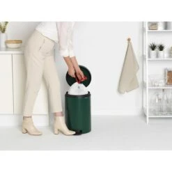 Pedaalemmer NewIcon BRABANTIA - 20 Liter Dennengroen -Tuinonderhoud Buiten pedaalemmer newicon 20 l dennegroen 1607881114 5 600