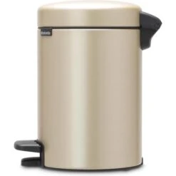 Pedaalemmer NewIcon BRABANTIA - 3 Liter Champagne -Tuinonderhoud Buiten pedaalemmer newicon 3 l champagne 1608033954 3 600