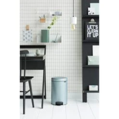 Pedaalemmer NewIcon BRABANTIA - 12 Liter Muntgroen -Tuinonderhoud Buiten pedaalemmer newicon 12 l muntgroen 1608019532 3 600