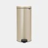 Pedaalemmer NewIcon BRABANTIA - 30 Liter Champagne