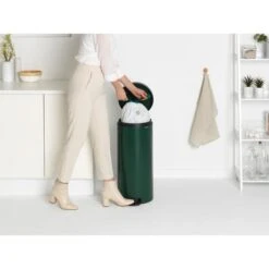 Pedaalemmer NewIcon BRABANTIA - 30 Liter Dennegroen -Tuinonderhoud Buiten pedaalemmer newicon 30 liter dennegroen 1608012475 3 600