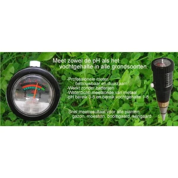Professionele PH En Vochtmeter 2 Professionele PH En Vochtmeter - Afbeelding 2