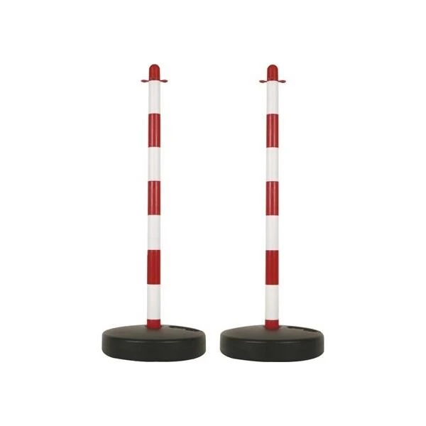 Signalisatiepalen Voor Ketting - Set Van 2 Stuks 1 Signalisatiepalen Voor Ketting - Set Van 2 Stuks