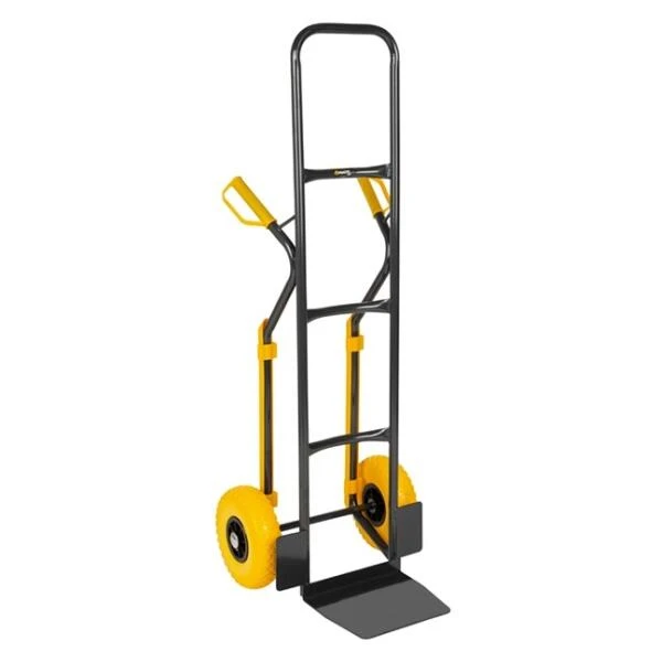 Steekwagen Staal GRIJS Tot 200 Kg - Volle Banden 1 Steekwagen Staal GRIJS Tot 200 Kg - Volle Banden