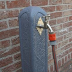Waterzuil Met Kraan En Aansluiting - Grijs -Tuinonderhoud Buiten tuinpaal met waterkraan 1498043411 1 600