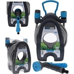 Tuinslangset 10 M Op Houder 5 Tuinslangset 10 M Op Houder -Tuinonderhoud Buiten tuinslangset met houder 10 meter 1557995440 2 600