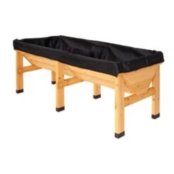Vegtrug Verhoogde Kweektafel - 180 × 76 × 80 Cm -Tuinonderhoud Buiten vegtrug 180 cm 1484054920 4 600