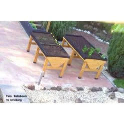 Vegtrug Verhoogde Kweektafel - 180 × 76 × 80 Cm -Tuinonderhoud Buiten vegtrug 180 cm 1484054920 5 600