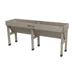 Verhoogde Kweektafel Muurmodel Grijs - 180 × 46 × 80 Cm 5 Verhoogde Kweektafel Muurmodel Grijs - 180 × 46 × 80 Cm -Tuinonderhoud Buiten vegtrug muurmodel 180 cm grijs 1540753223 1 600