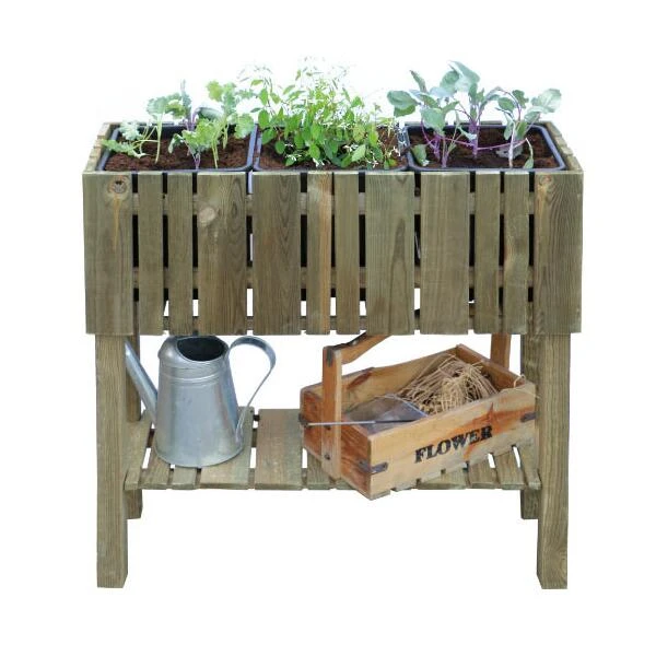 Verhoogde Moestuinbak VERTIKAL - 80 Cm 1 Verhoogde Moestuinbak VERTIKAL - 80 Cm