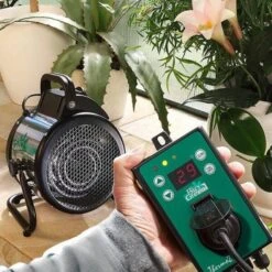 Serre/Kasverwarming En Ventilator In 1 Met Digitale Thermostaat -Tuinonderhoud Buiten verwarming ventilator in 1 toestel 1543855208 2 600